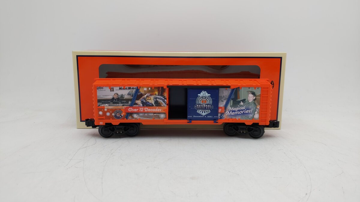 Lionel 2128370 O 2021 Magical Memories Lionel National Train Day Box Car LN/Box