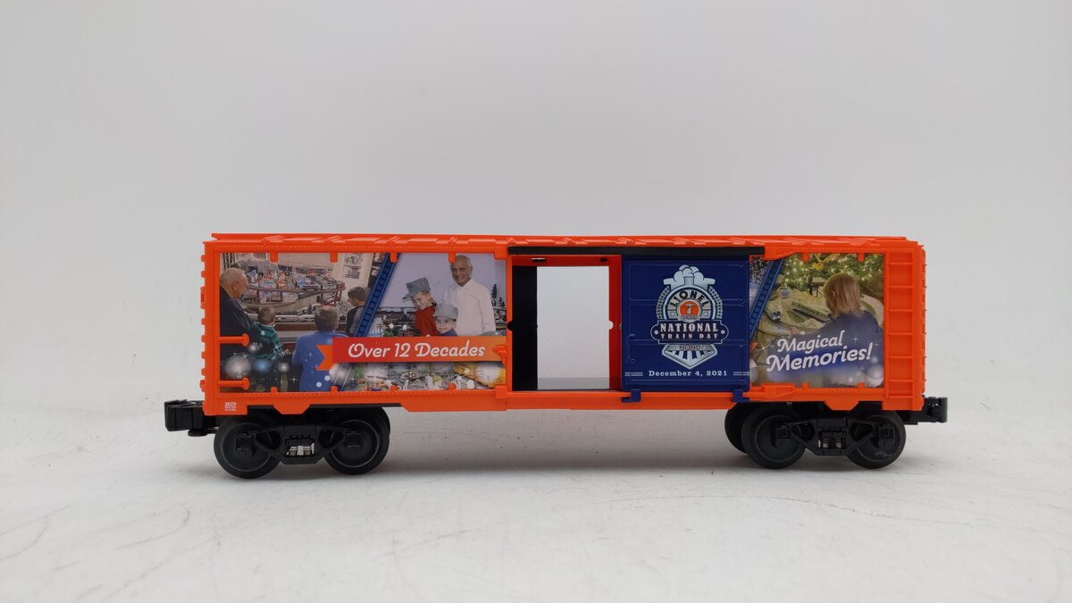 Lionel 2128370 O 2021 Magical Memories Lionel National Train Day Box Car LN/Box