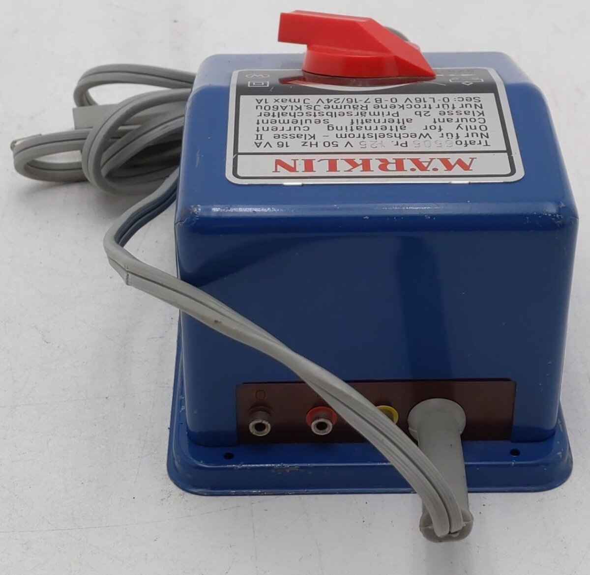 Marklin 6505 Vintage HO 125V Transformer VG