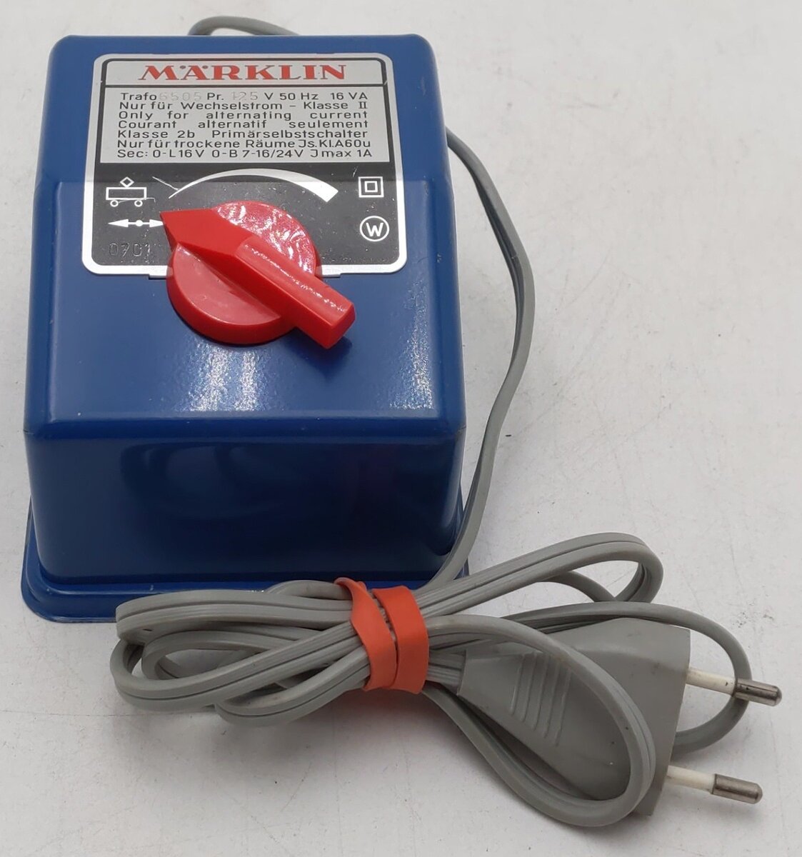 Marklin 6505 Vintage HO 125V Transformer VG