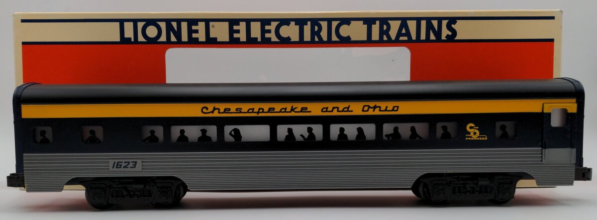 Lionel 6-19146 O Gauge Chesapeake & Ohio Aluminum Passenger Car #1623 EX/Box