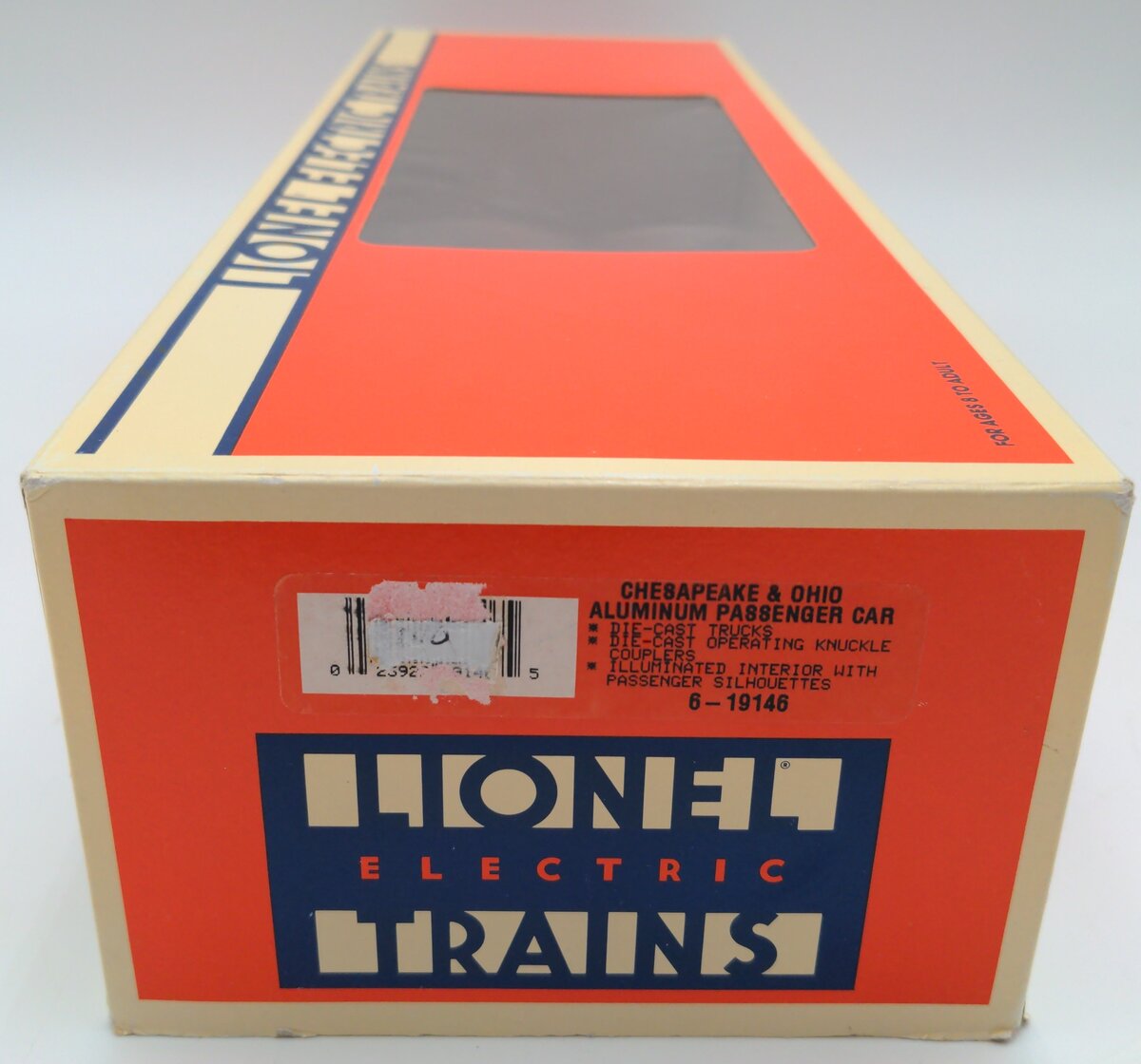 Lionel 6-19146 O Gauge Chesapeake & Ohio Aluminum Passenger Car #1623 EX/Box