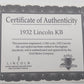 Motor City 75002 1/18 1932 Lincoln KB Classics Concours D'Elegance LN