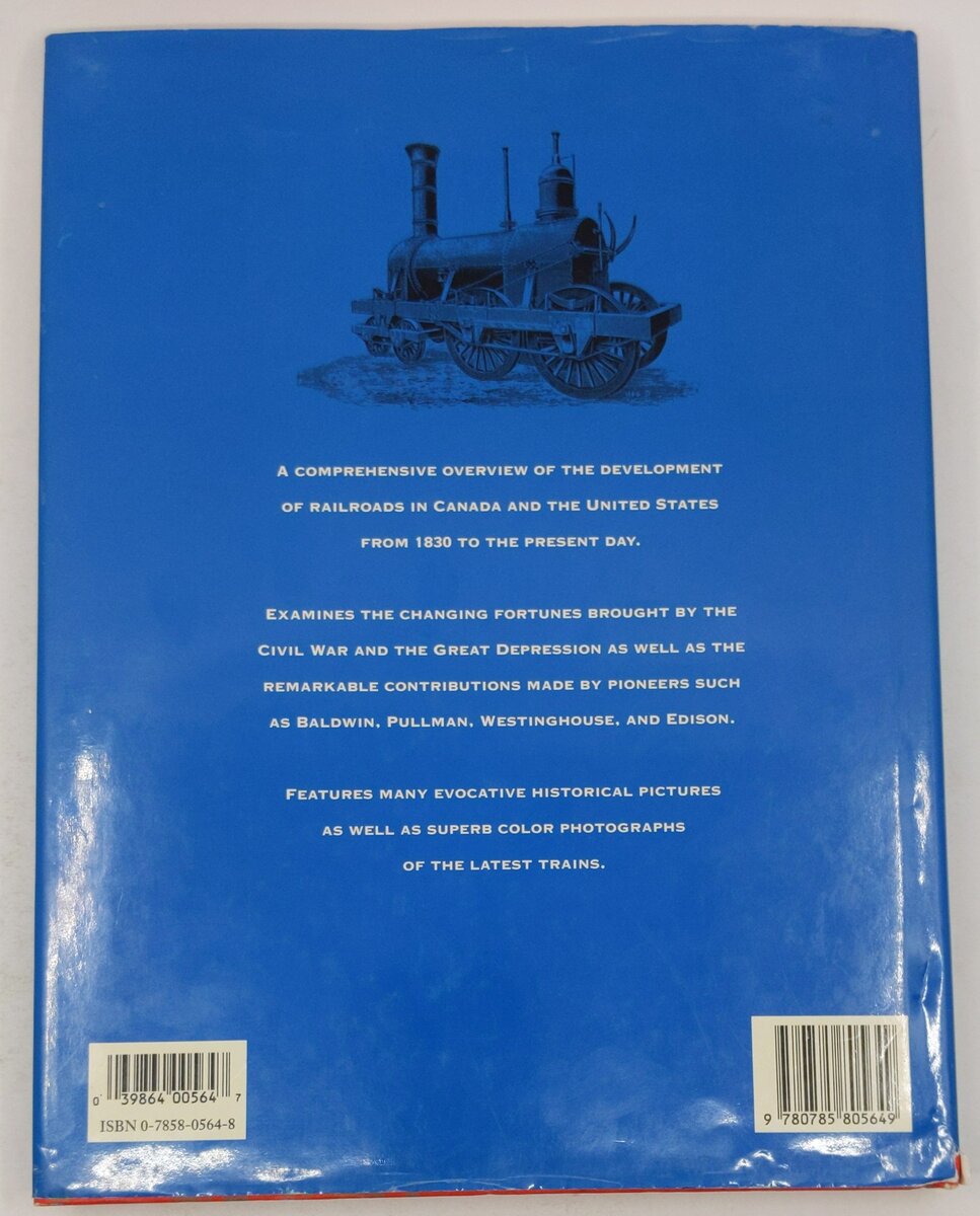 Illustrated History of North American Railroads Hardcover Book By Arthur Tayler VG