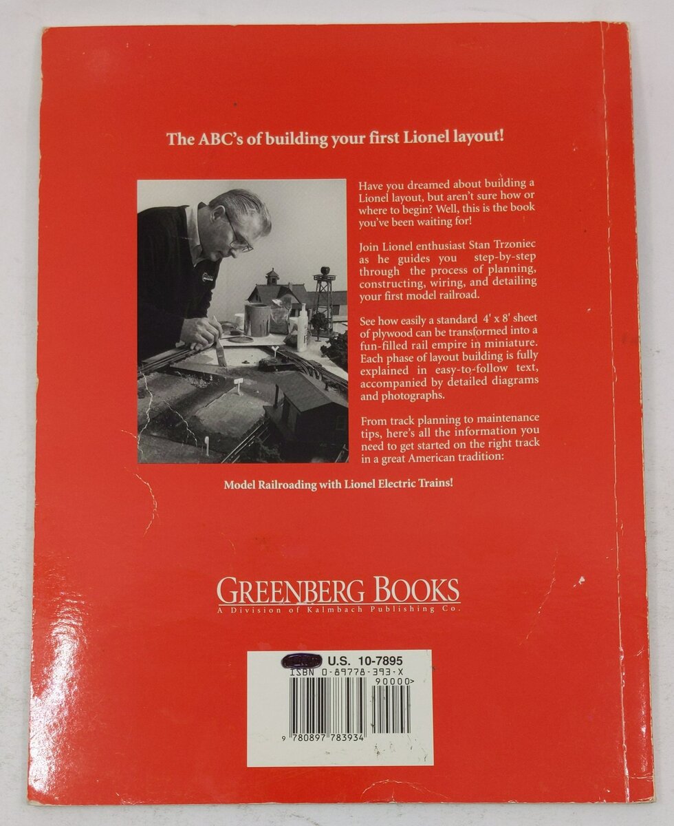 How to Build Your First Lionel Layout Paperback Book By Stanley W. Trzoniec VG