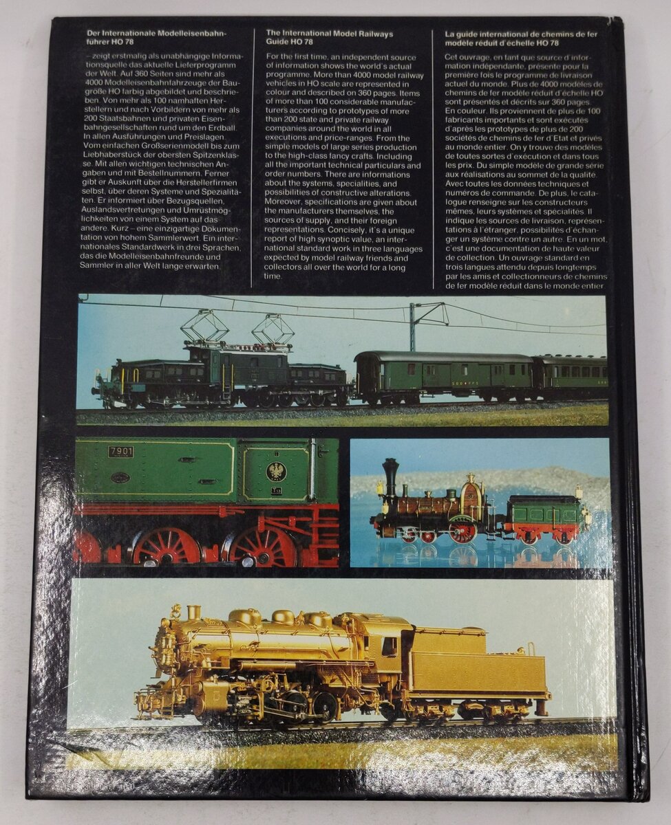 HO 78/79: International Model Railways Guide Hardcover Book By Bernhard Stein VG