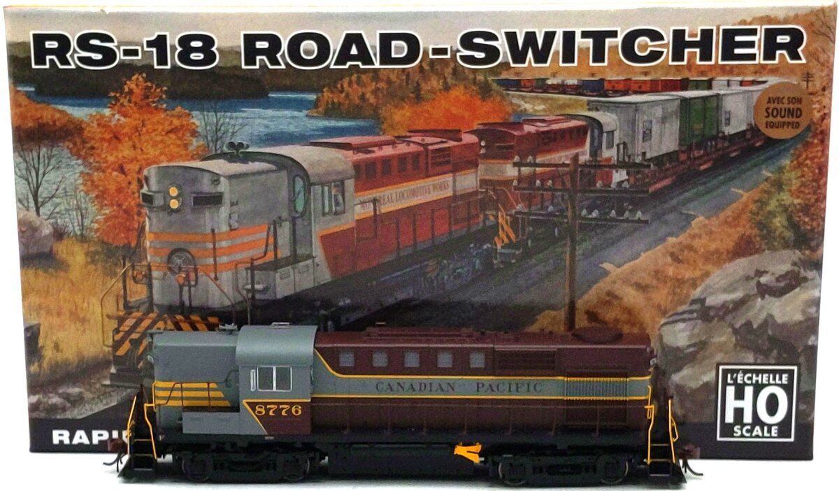 Rapido Trains 32528 HO Canadian National MLW RS-18 Diesel Loco Sound #8776