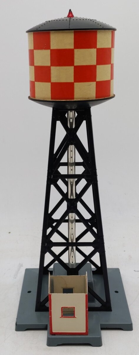 American Flyer 772 Vintage S Checkerboard Water Tower with Bubble Tube VG