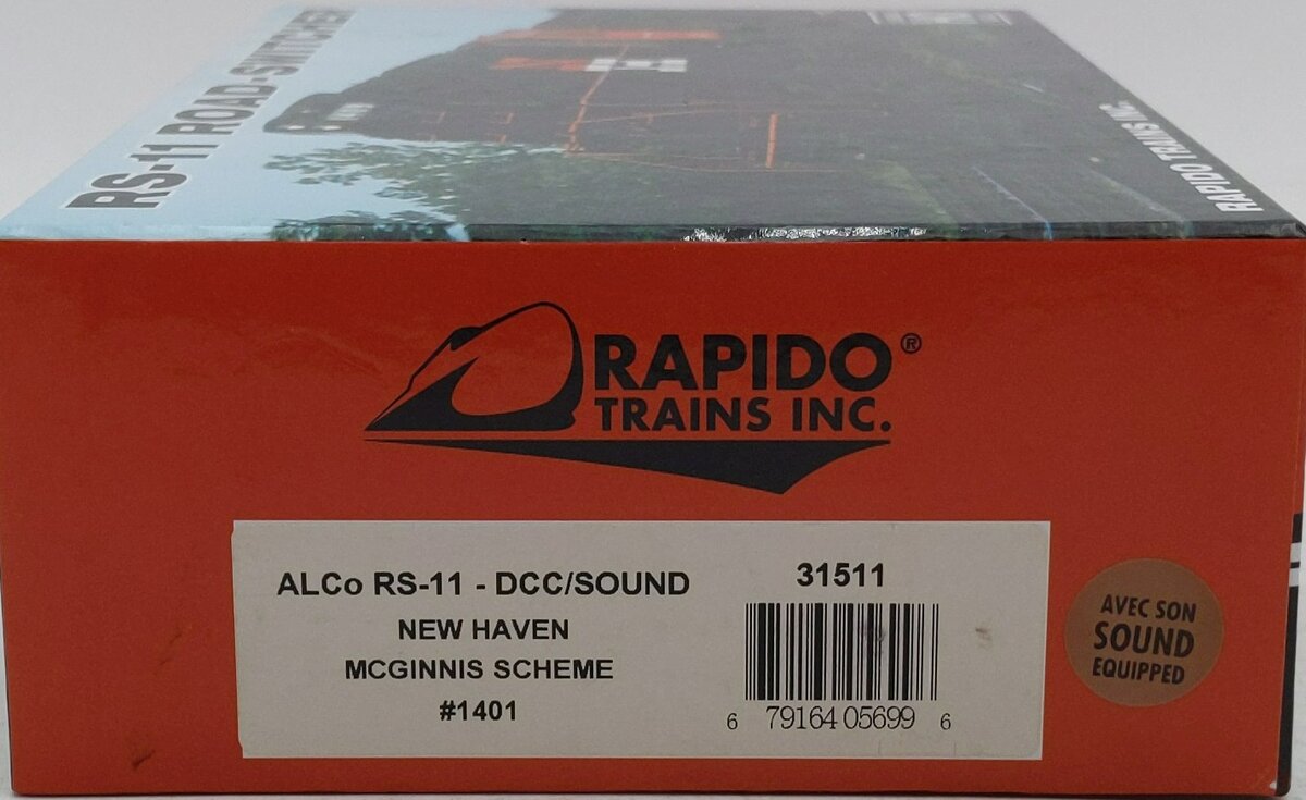 Rapido Trains 31511 HO New Haven (McGinnis) Alco RS-11 Diesel