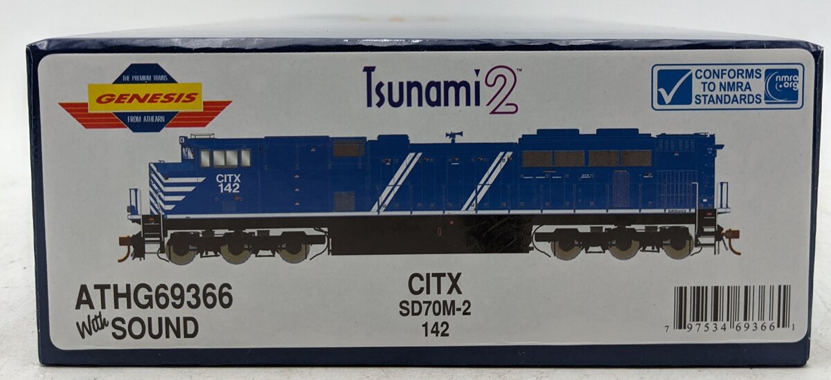 Athearn G69366 HO CITX SD70M-2 Diesel Locomotive #142 with DCC & Sound