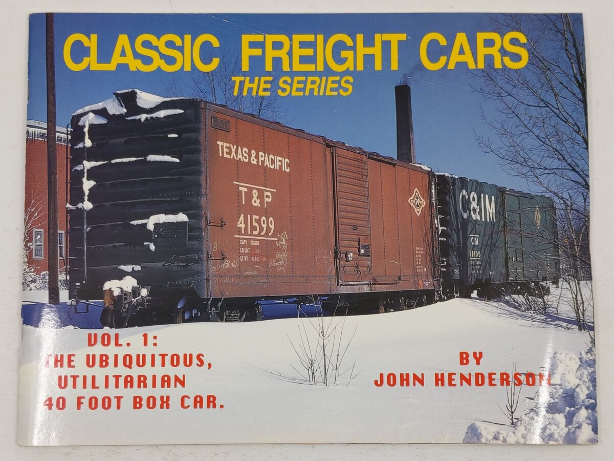 Classic Freight Cars Vol.1 Paperback Book By John Henderson EX