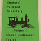 Stephans' railroad directory Paperback Book By Earl Stephans EX