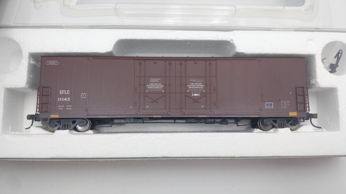 Atlas 20000112 BNSF (SFLC) Evans 53' DPD Boxcar w/ Conspicuity Stripes #11145