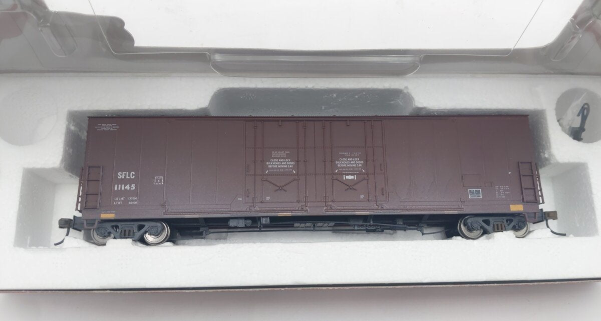 Atlas 20000112 BNSF (SFLC) Evans 53' DPD Boxcar w/ Conspicuity Stripes #11145