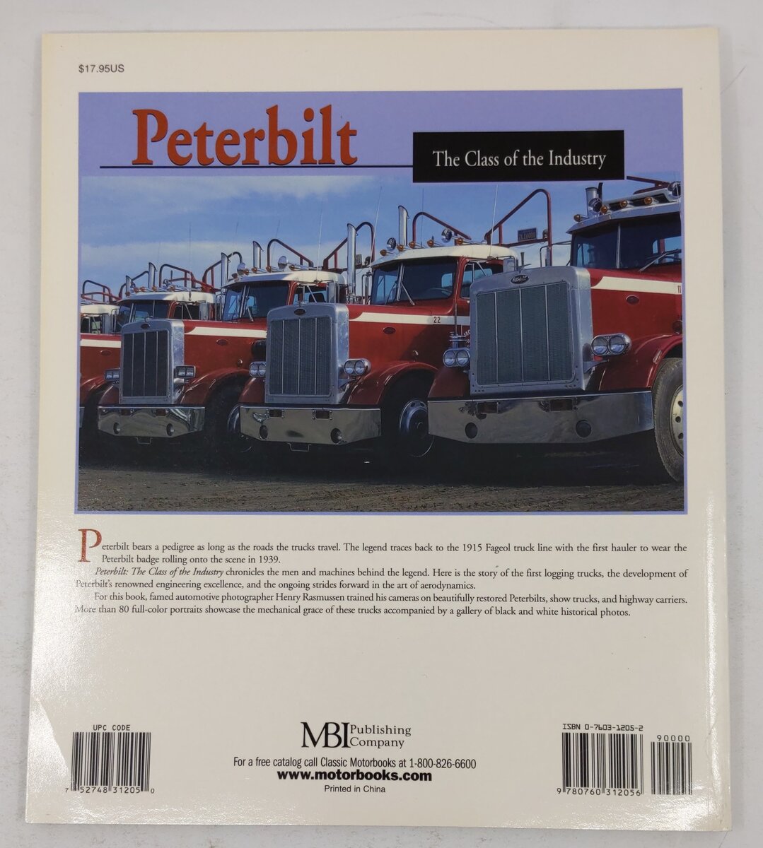 Peterbilt Class of the Industry Paperback Book By Henry Rasmussen EX