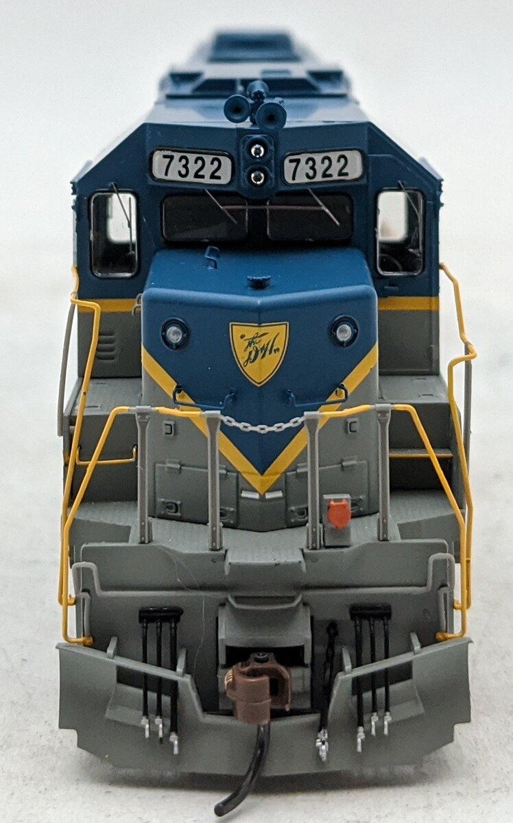 Athearn G65412 HO Delaware & Hudson GP38-2 Ph 1a Diesel Loco #7322 w/DCC & Sound
