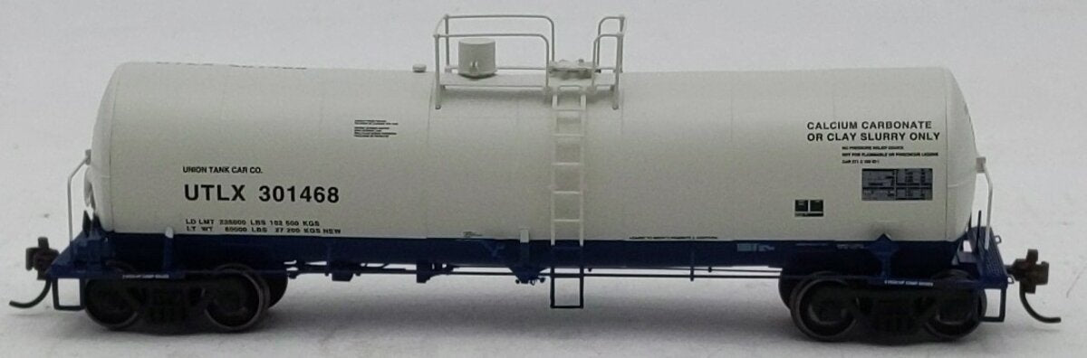 Athearn 16683 HO UTLX/White & Blue Ready-to-Run 16,000-Gallon Tank #301468