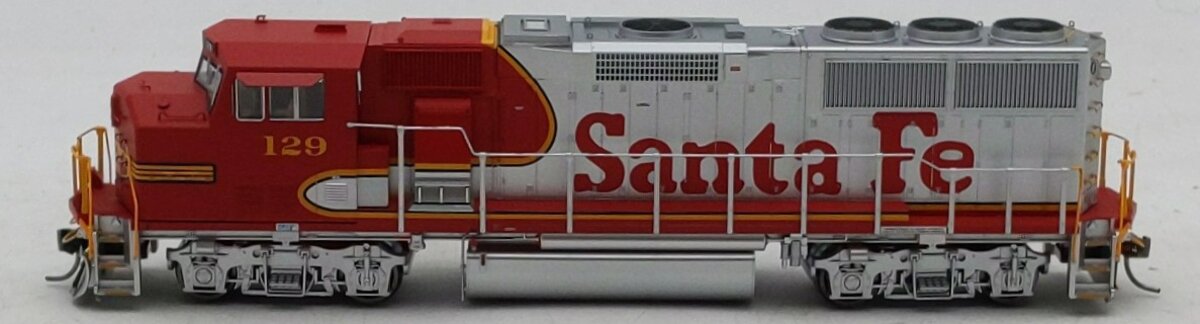 Fox Valley Models 20102 HO Santa Fe Warbonnet GP60M Diesel Locomotive #129