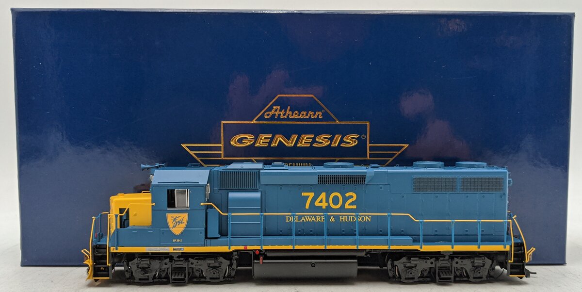 Athearn G64615 HO Delaware & Hudson GP39-2 Diesel Locomotive DCC/Sound #7402