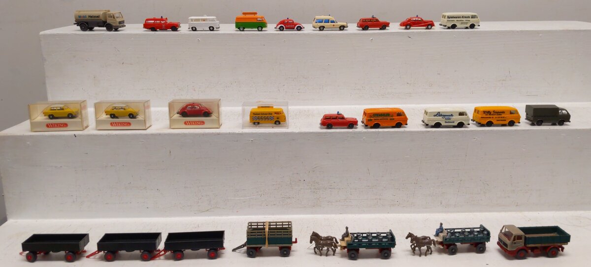 Wiking HO Scale Assorted Cars [25] EX