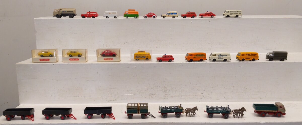 Wiking HO Scale Assorted Cars [25] EX
