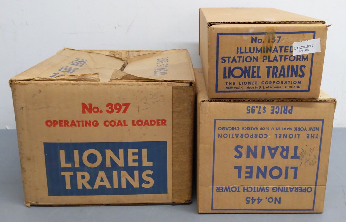 Lionel Vintage O Postwar Accessories # 157, 445, 153, 397 & 154 [5] VG