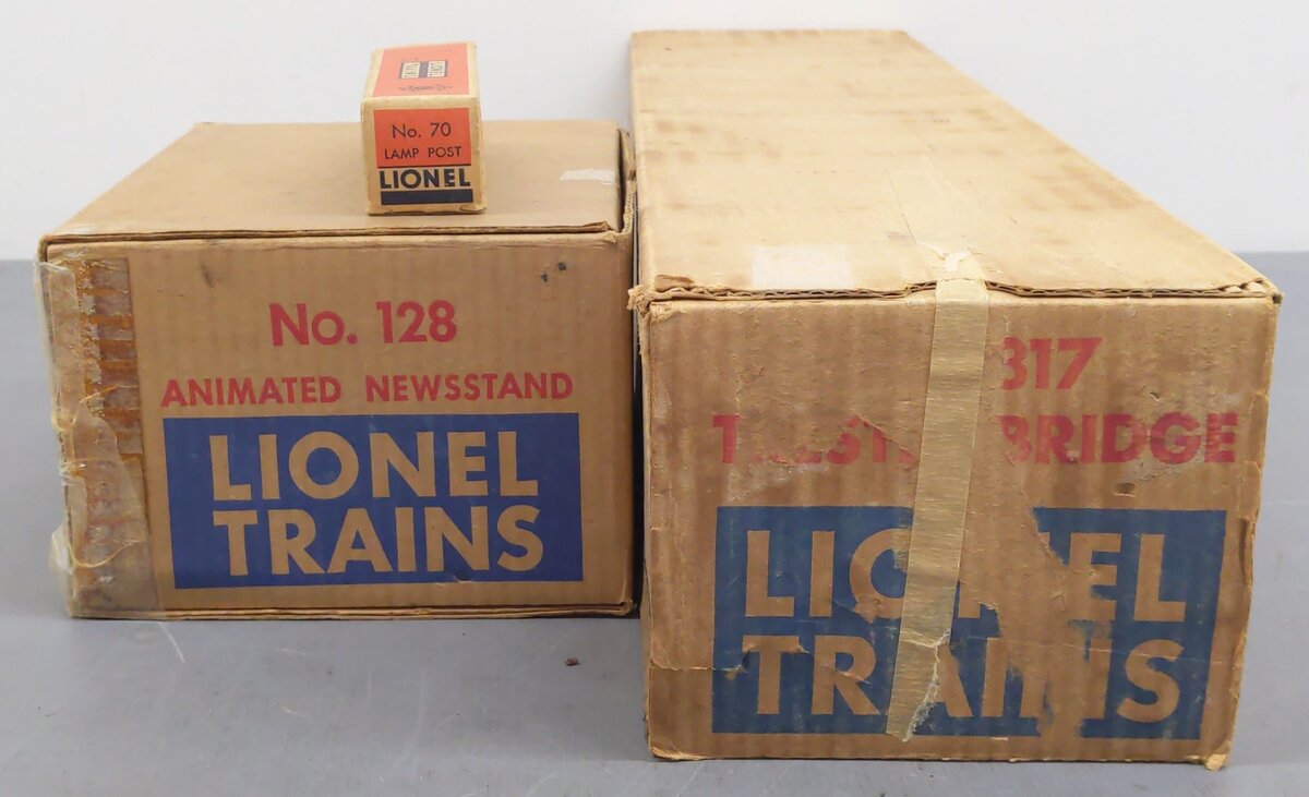 Lionel Vintage O Postwar Accessories # 153, 157, 45N, 163, 70, 128 & 317 [7] VG