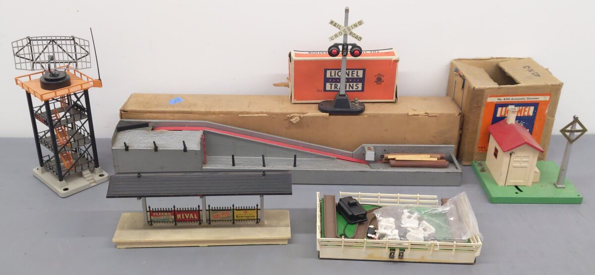 Lionel Vintage O Poswar Accessories #197, 364, 45N, 154, 156 & 3356 Platform [6]