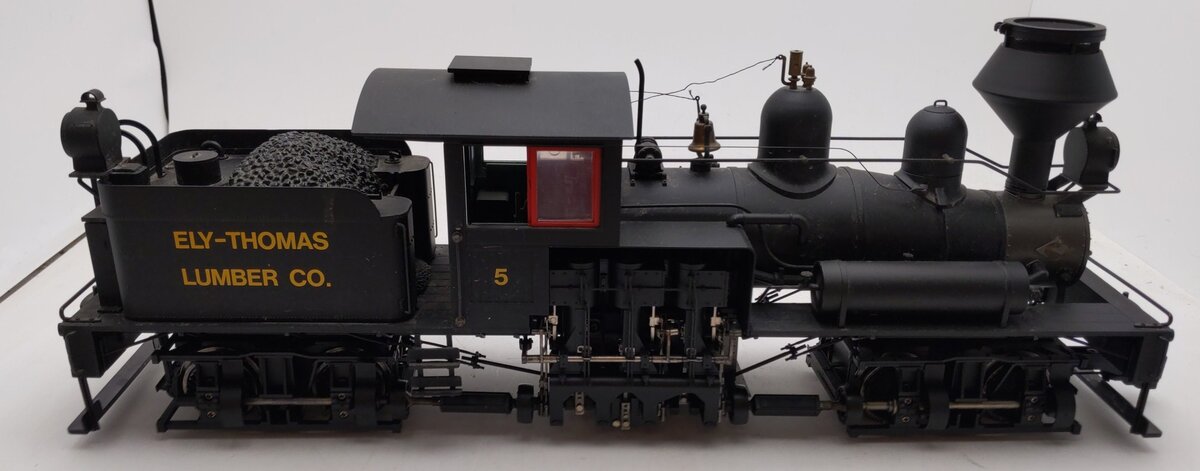 Bachmann 81198 G Ely Thomas 36-Ton Two-Truck Shay Steam Locomotive #5 EX/Box