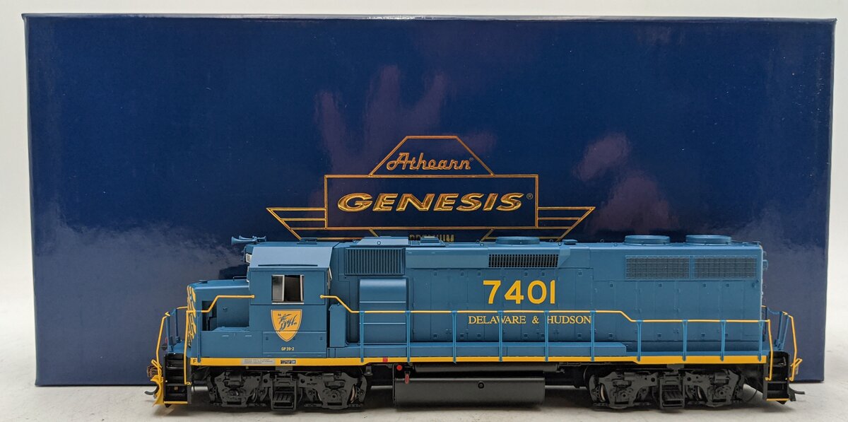 Athearn G64613 HO Delaware & Hudson GP39-2 Diesel Locomotive DCC/Sound #7401