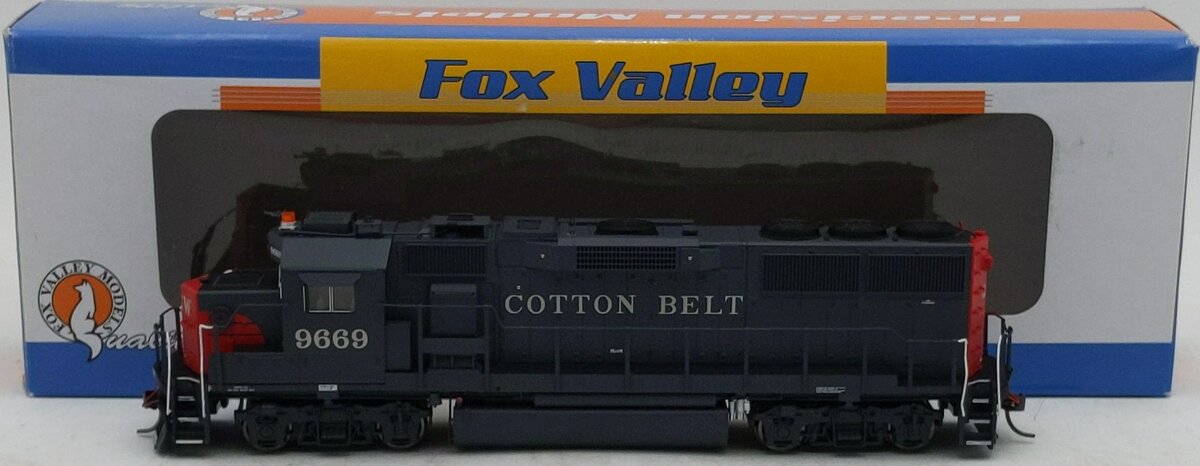 Fox Valley Models 20352 HO Cotton Belt GP60 Diesel Locomotive #9669 w/ Sound