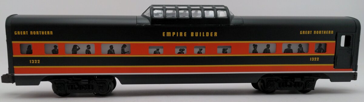 Lionel 6-19119 O Gauge Great Northern Vista Dome Car #1322 EX/Box