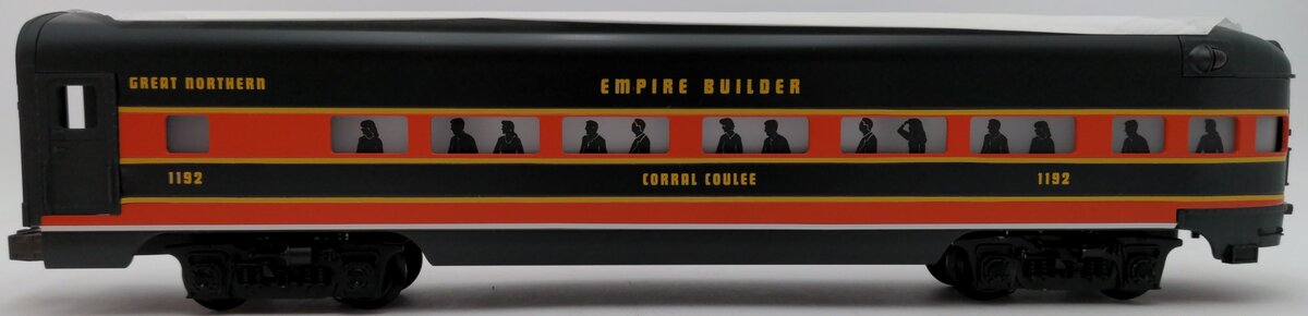 Lionel 6-19120 O Great Northern "Corral Coulee" Observation Car #1192 EX/Box