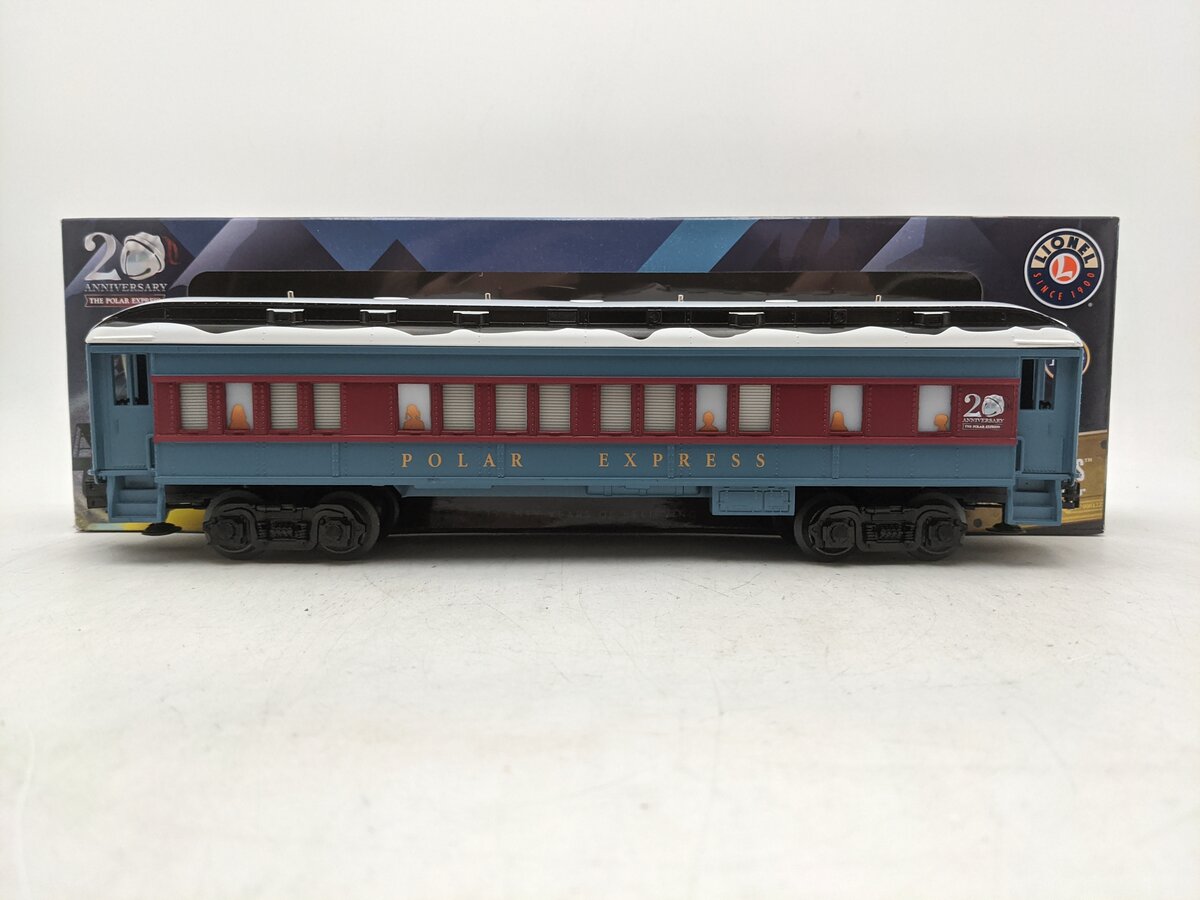 Lionel 2427720 O The Polar Express 20th Anniversary White Roof Coach LN/Box