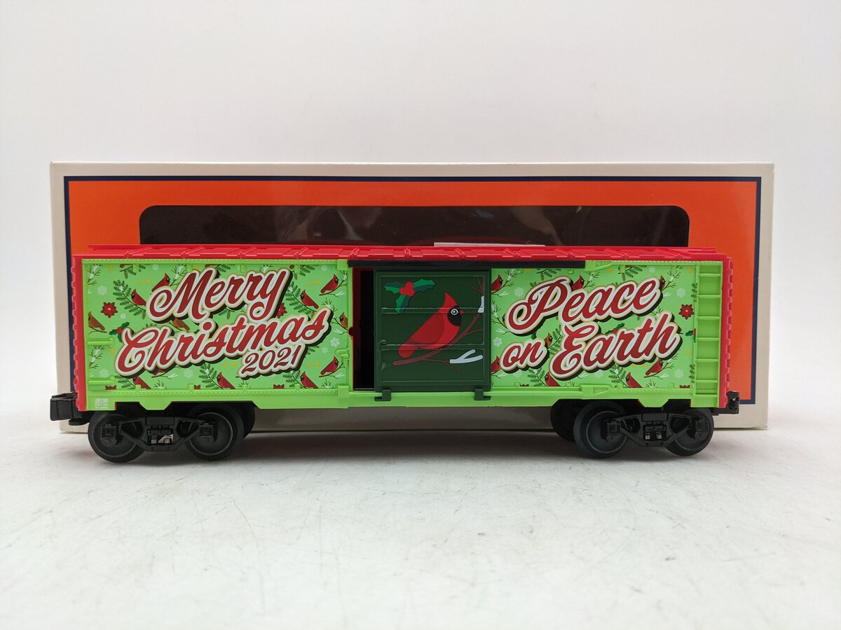 Lionel 2128190 O Scale 2021 Cardinal Bird Christmas Boxcar LN/Box