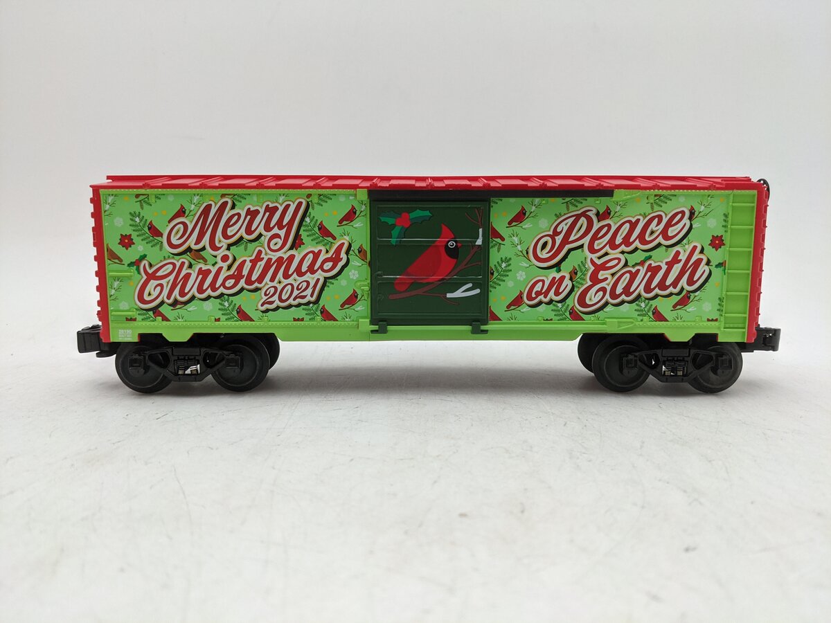 Lionel 2128190 O Scale 2021 Cardinal Bird Christmas Boxcar LN/Box