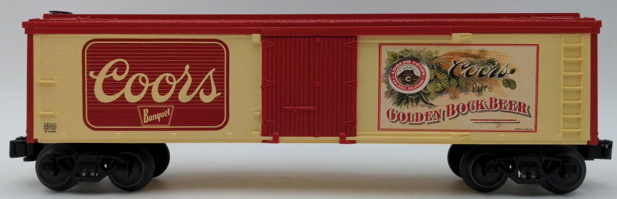 Lionel 2028260 O Coors Banquet Reefer Car