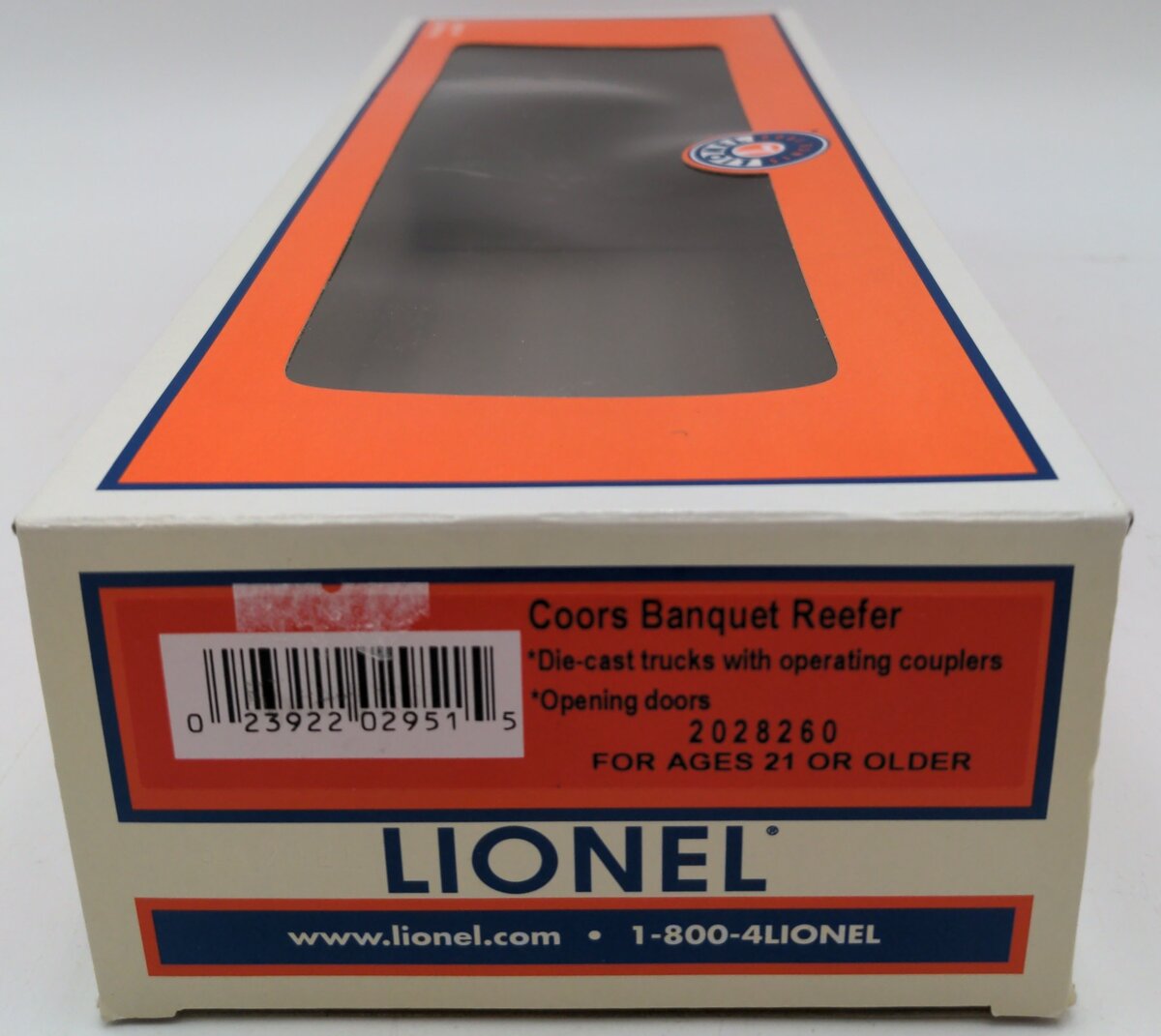 Lionel 2028260 O Coors Banquet Reefer Car