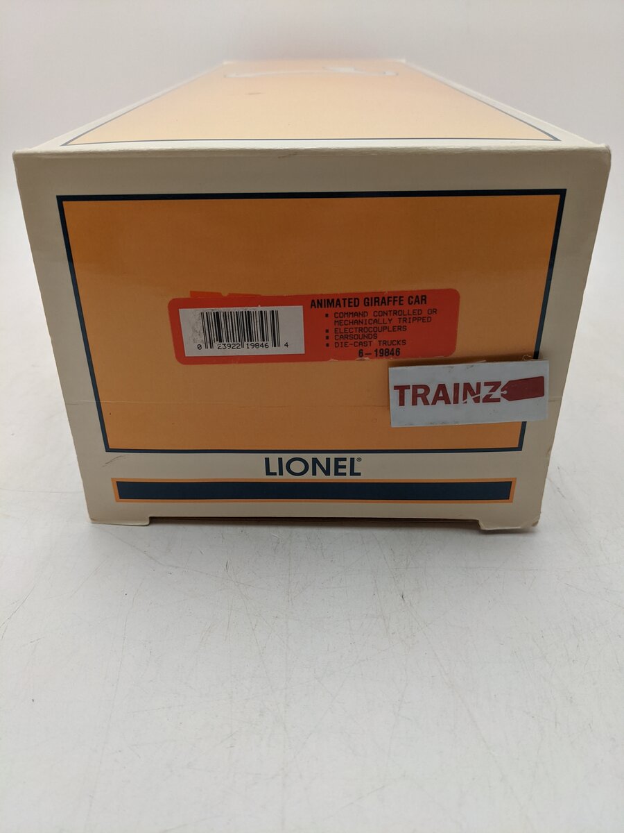 Lionel 6-19846 O Gauge Command Controlled Animated Giraffe Car EX/Box
