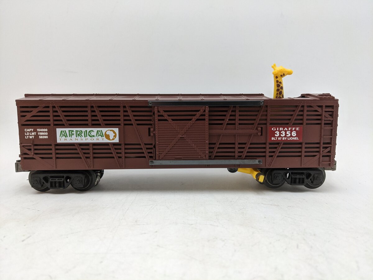Lionel 6-19846 O Gauge Command Controlled Animated Giraffe Car EX/Box
