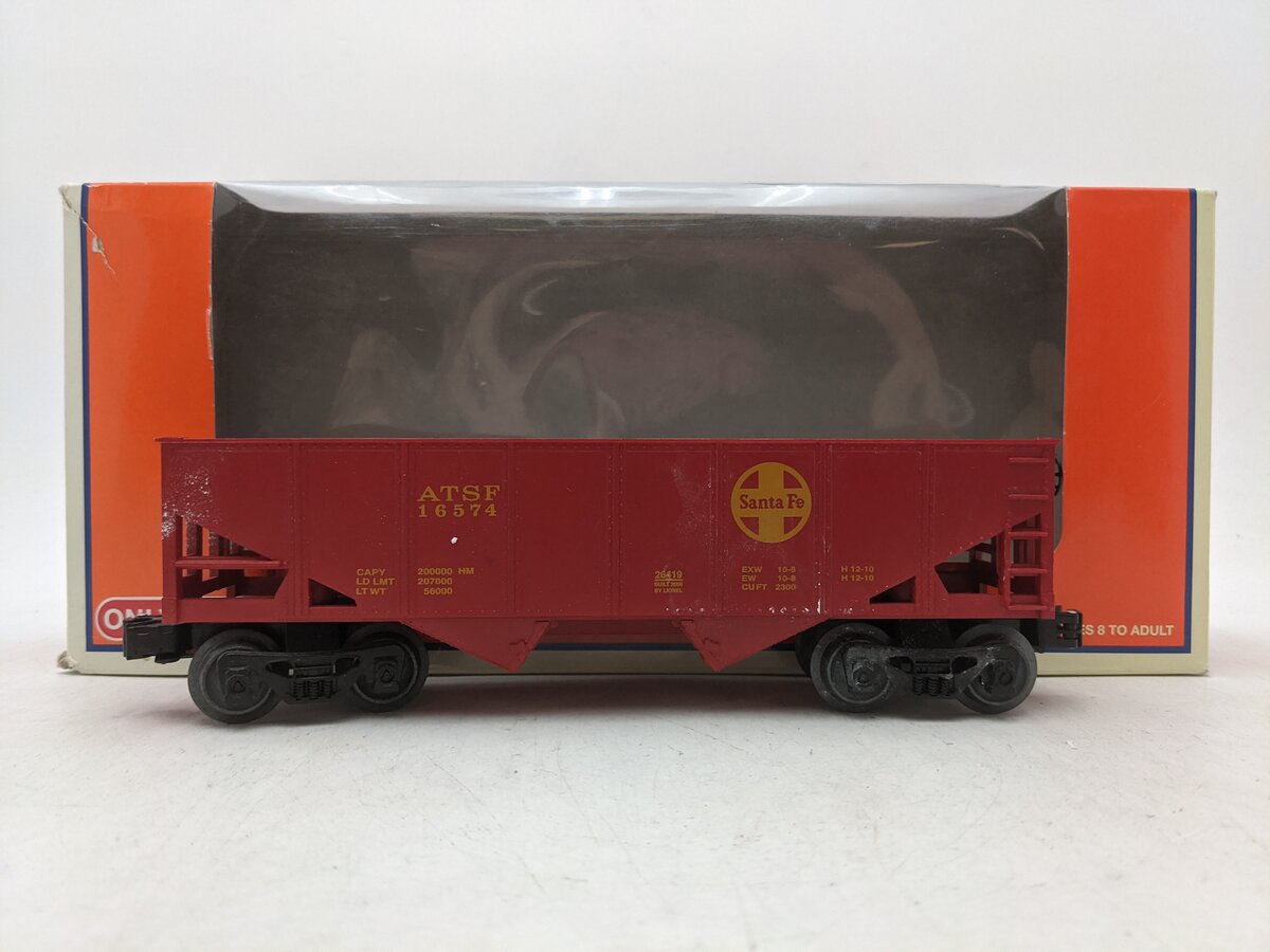 Lionel 6-26419 O Gauge Santa Fe Hopper EX/Box
