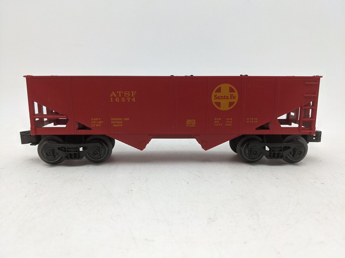 Lionel 6-26419 O Gauge Santa Fe Hopper EX/Box