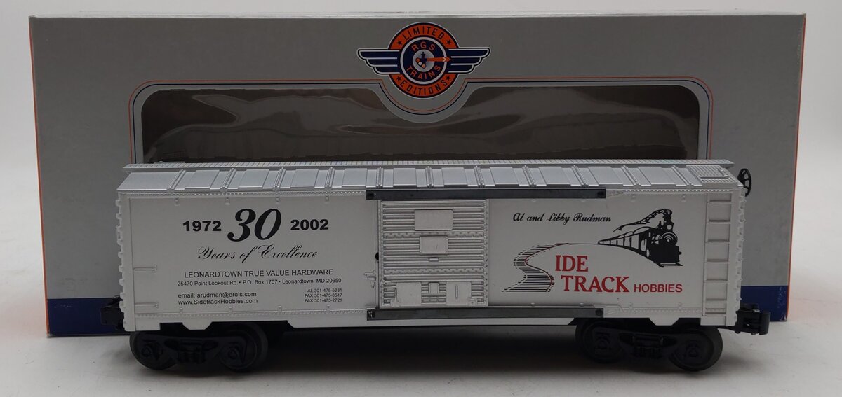 RGS IDE Track Hobbies 30th Years of Excellence Box Car LN/Box