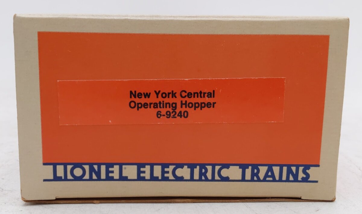 Lionel 6-9240 O Gauge New York Central 2-Bay Operating Hopper #9240 EX/Box