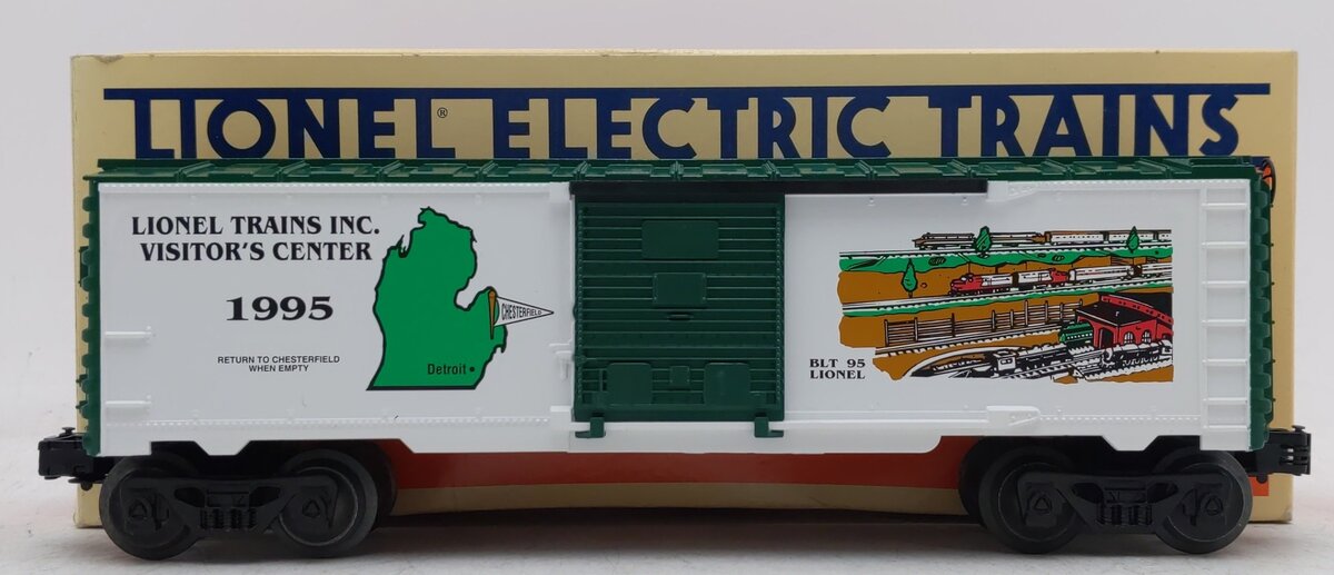 Lionel 6-19934 O Gauge Visitors Center Boxcar #1995 EX/Box