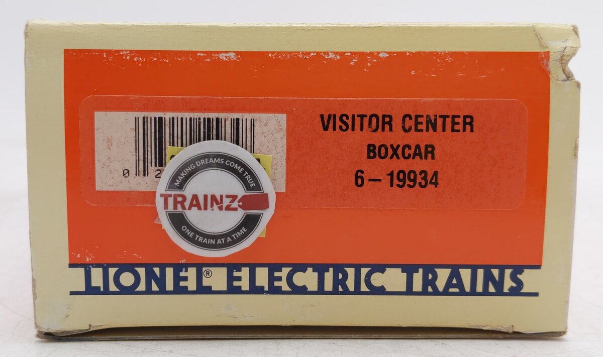 Lionel 6-19934 O Gauge Visitors Center Boxcar #1995 EX/Box