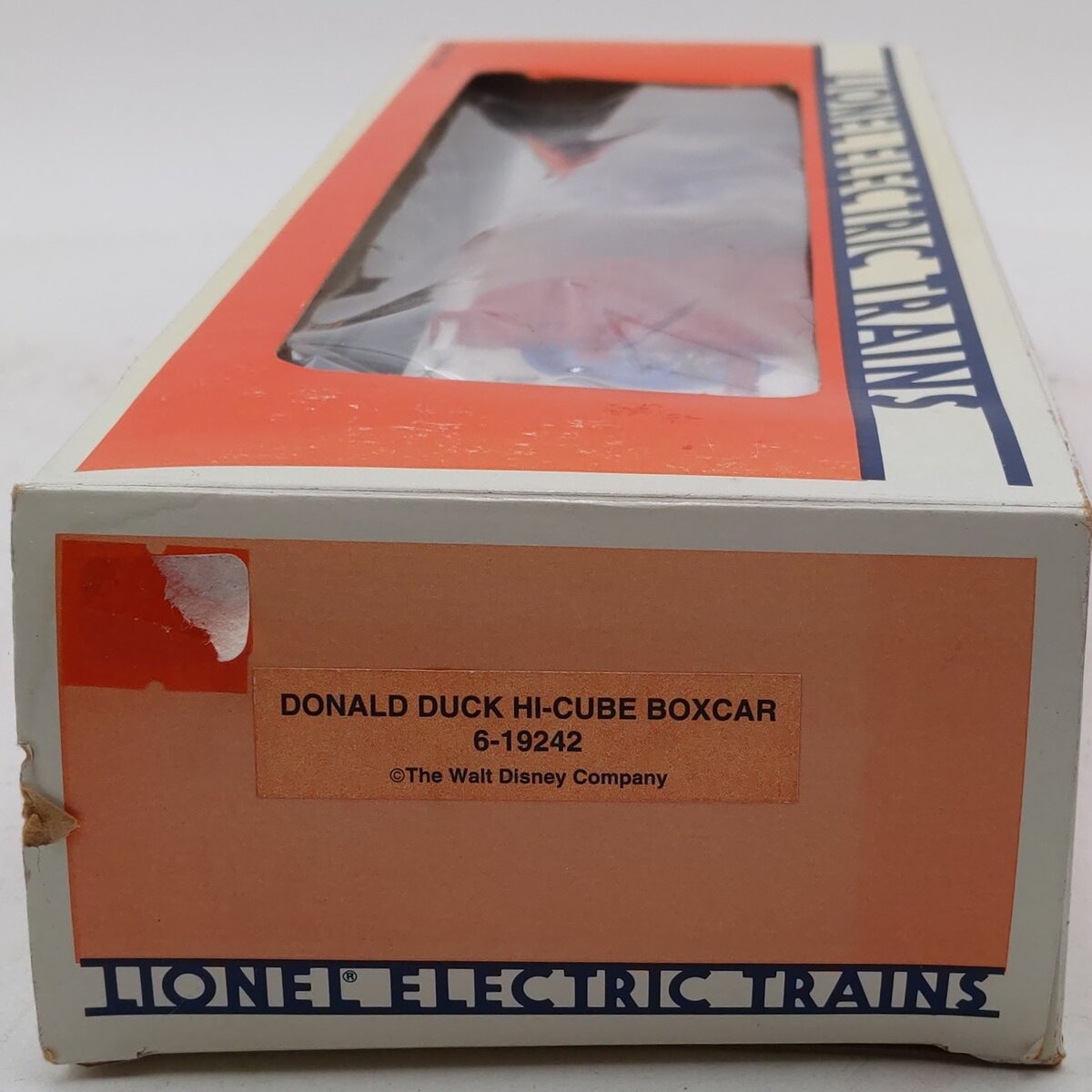 Lionel 6-19242 O Gauge Disney Donald Duck 50th Anniversary Hi Cube Boxcar #19242 LN/Box