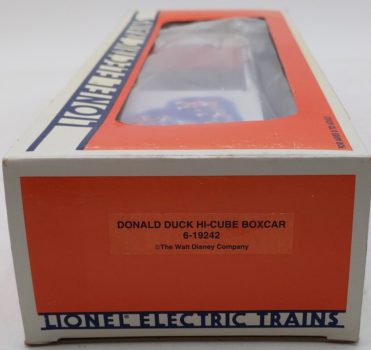 Lionel 6-19242 O Gauge Disney Donald Duck 50th Anniversary Hi Cube Boxcar #19242 LN/Box