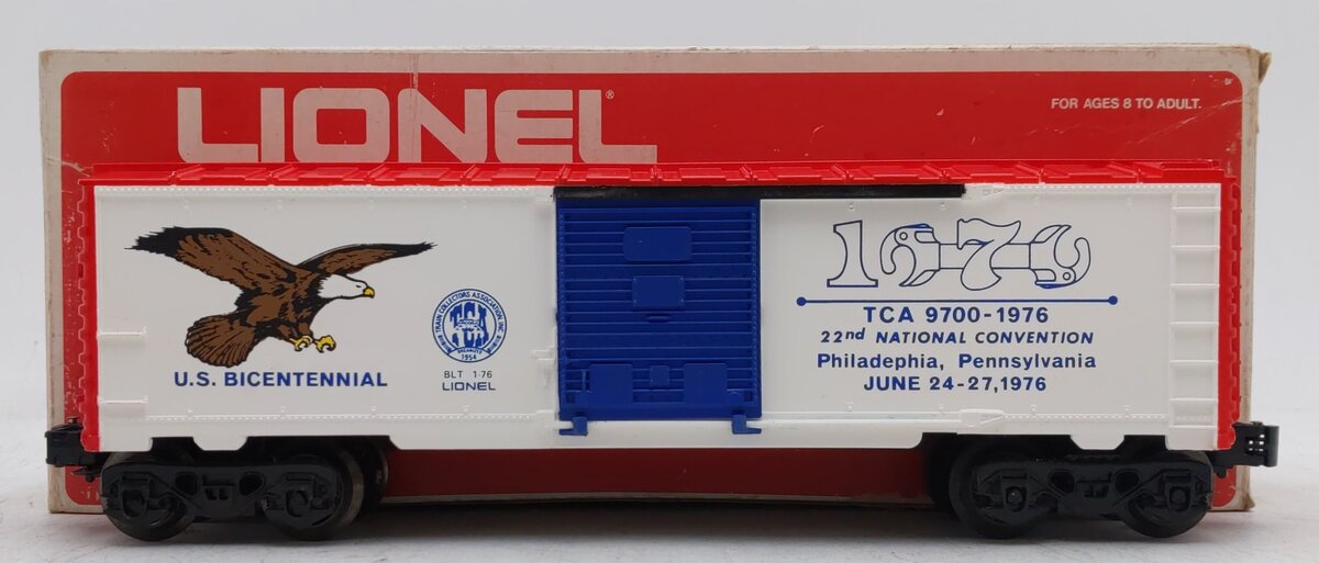 Lionel 6-9779 O Gauge 1976 Philadelphia TCA Convention Car EX/Box
