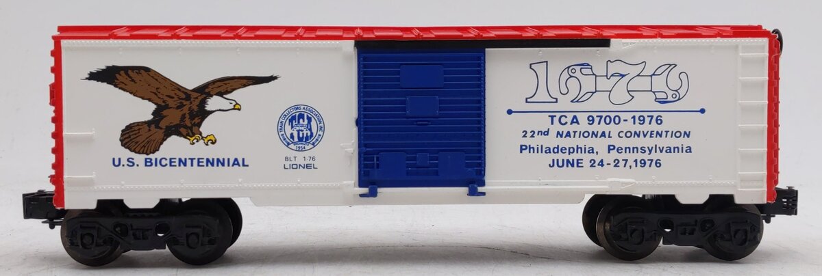 Lionel 6-9779 O Gauge 1976 Philadelphia TCA Convention Car EX/Box